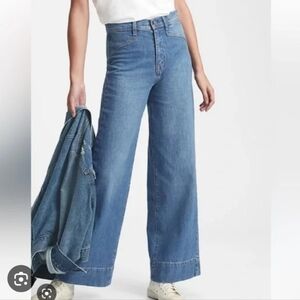 Gap High Rise Wide Leg Jeans Size 28/6